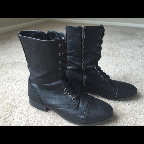 Black Combat Boots