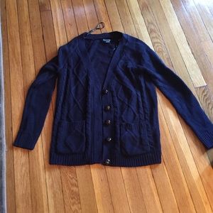 Forever 21 navy sweater/cardigan size small
