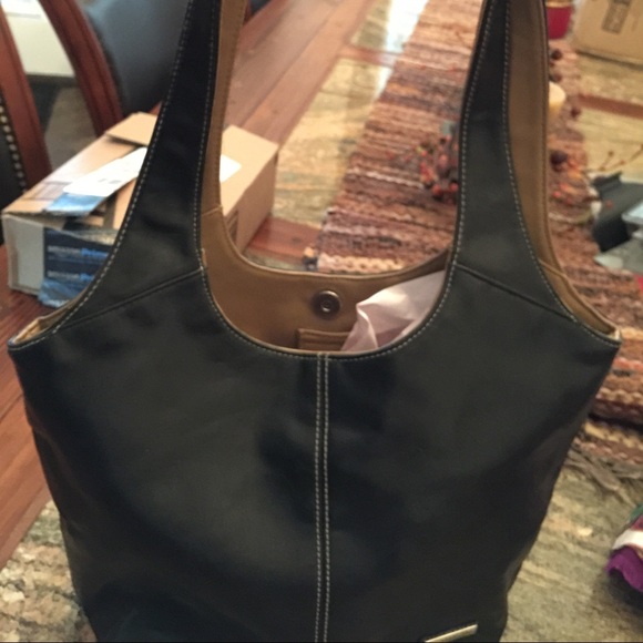 Black handbag