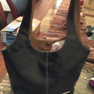 Black handbag