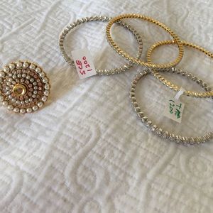 Bracelets and Ring set, NEW