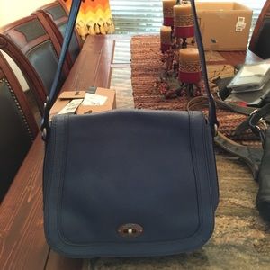 Blue handbag