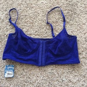 Brand new royal blue Free People brallette.