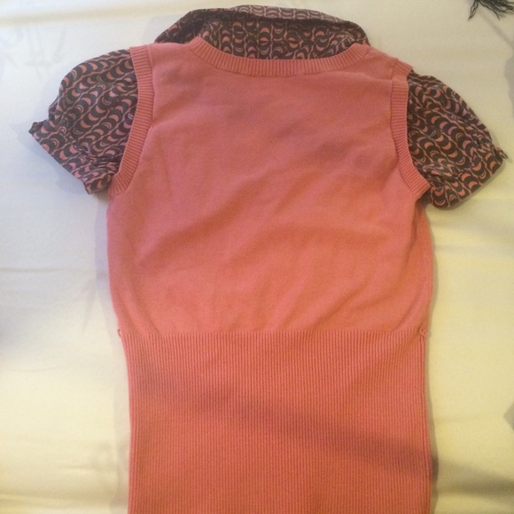 Cute retro Bebe top - Picture 2 of 2