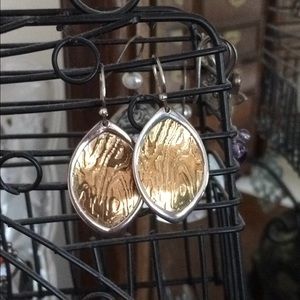 Silpada Two-Toned Earrings