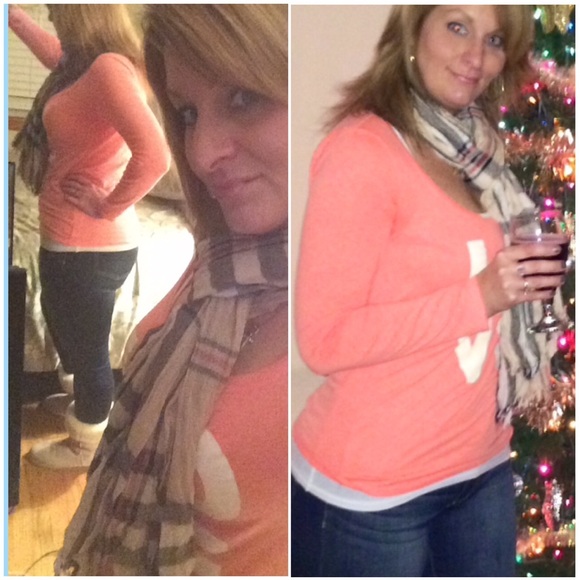 🚫SOLD🚫AEO Coral Long Sleeve Tee - Picture 3 of 3