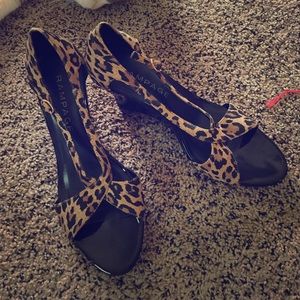Rampage Leopard High Heeled Sandals - brand new!!