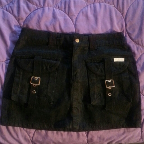 Black Baby Phat Mini Skirt