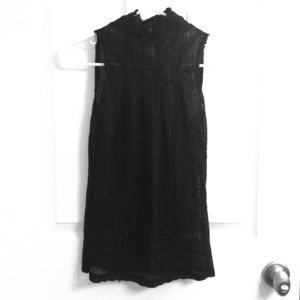 Black lace, high neck tank top from The Limited.