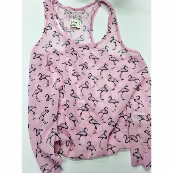 Aeropostale Tops - Aeropostale | pink flamingo tank NWT