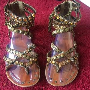 ✨Brown gladiator sandals✨