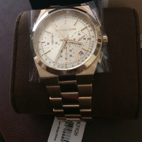 Gold Michael Kors watch