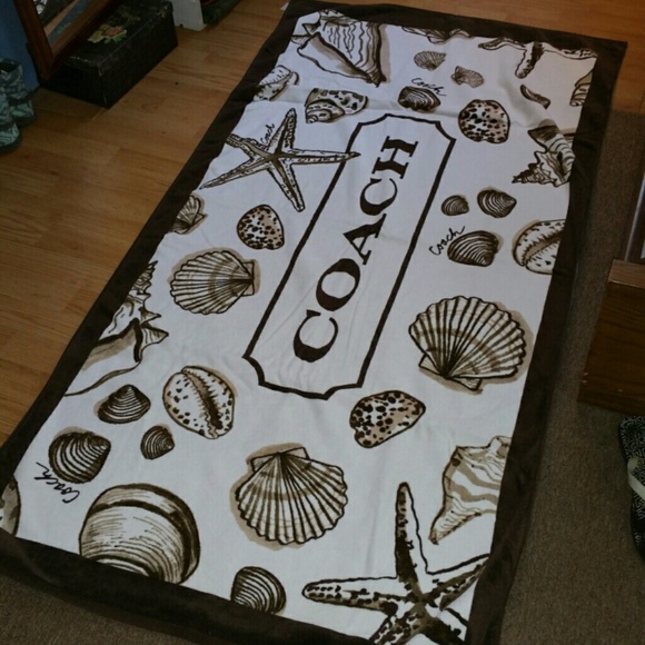 **SOLD**Authentic coach beach towel
