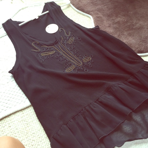 🚫sold🚫Stitch fix ruffled tunic