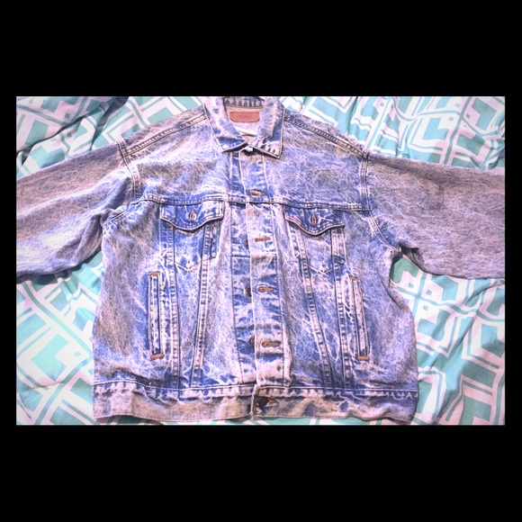 Levi's Large Men's Acid washed Jacket👕
