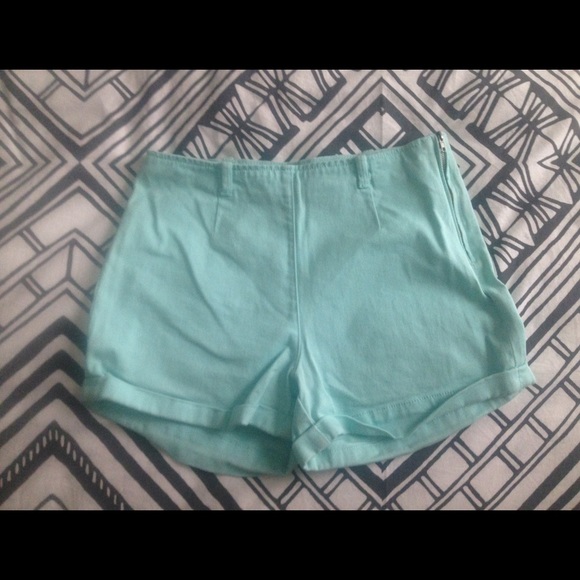 SOLD ~ Retro Sky Blue Shorts