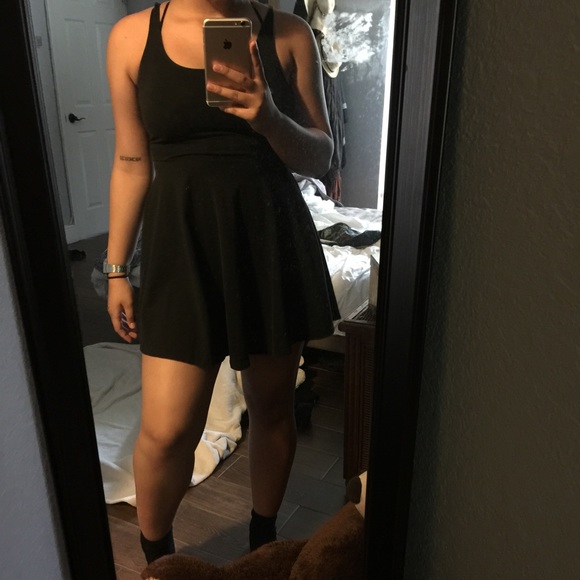 Black VS-PINK short dress