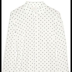 JCREW Boy Shirt--white with navy polka dot (4)