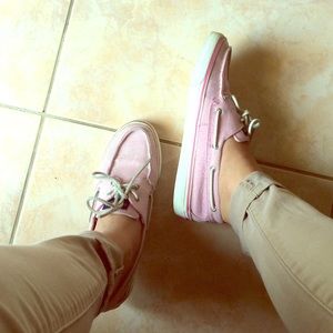 Sparky Pink Sperrys