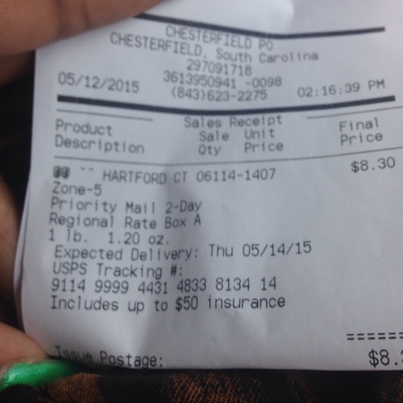 Tracking info - Picture 3 of 3