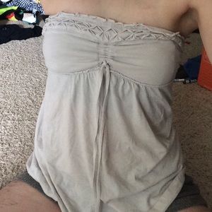 Strapless Hollister shirt