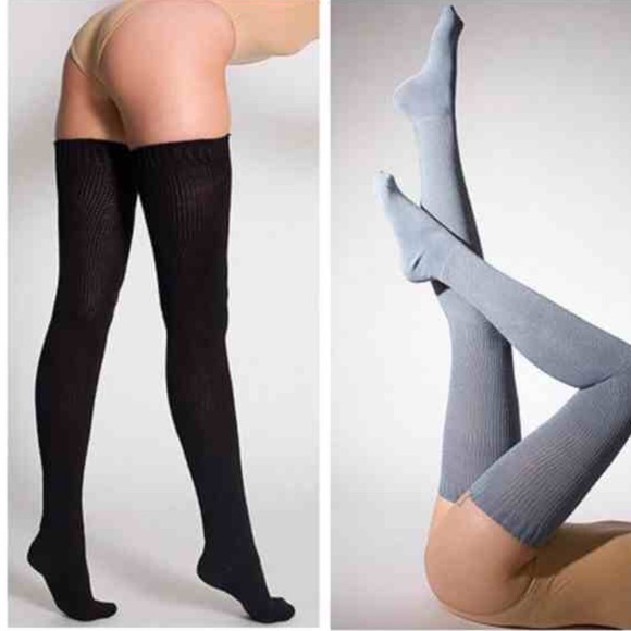 American apparel thigh highs!