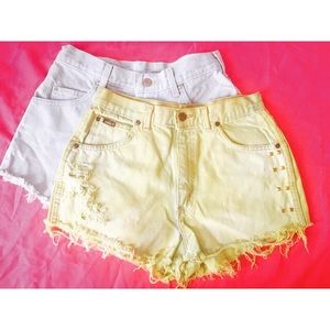 High waist shorts