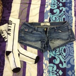 SOLD PINK & Hollister shorts size 5