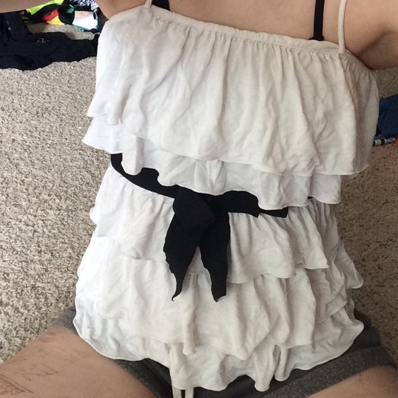 Summer ruffle shirt