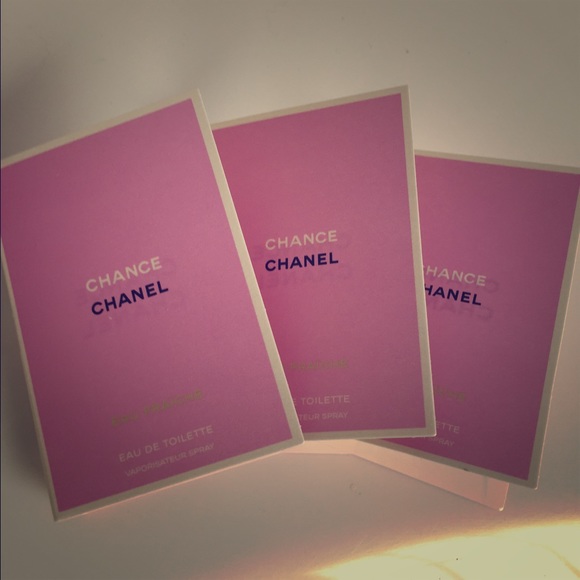 SOLD 3 Sample Size Chanel Chance Green Eau Fraiche
