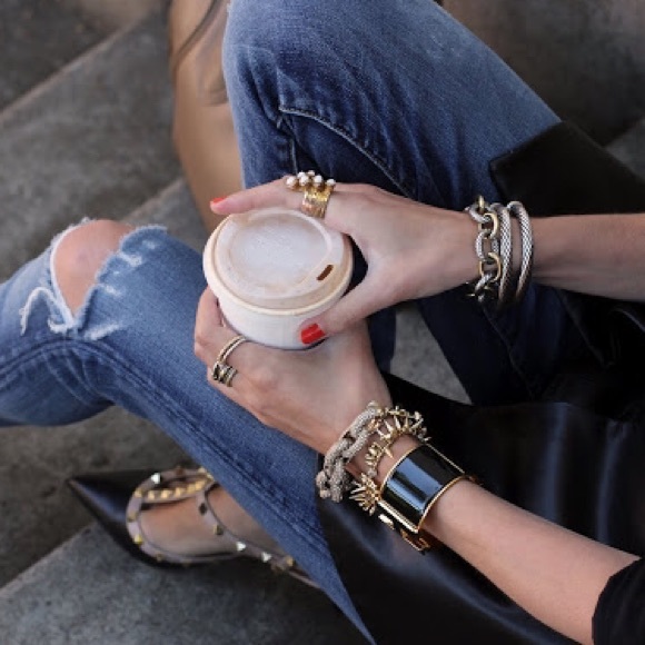 Jewelry - Pavè chain link bracelet