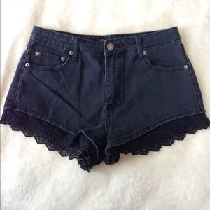 Crochet shorts