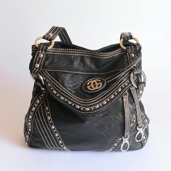 Black/silver handbag