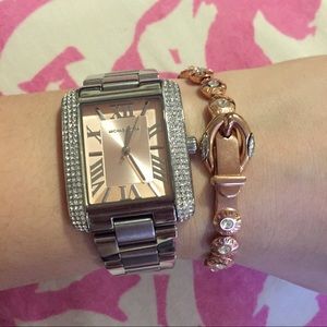 Henri Bendel Rose Gold Buckle Bracelet