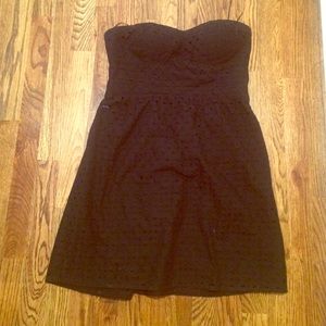Black Strapless dress