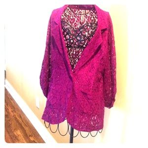 Lace blazer