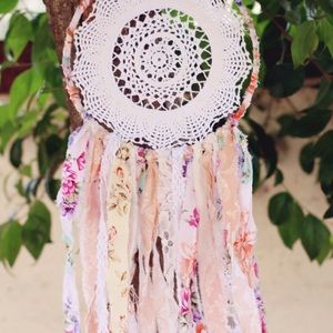 RESERVED handmade bohemian dream catcher