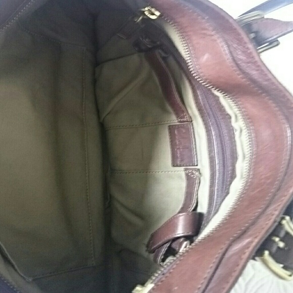 COLE HAAN Leather Basketweave tote - Picture 4 of 4