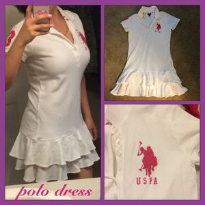 U.S POLO ASSN  White Dress