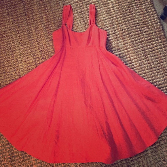 Orange/coral French Connection dress
