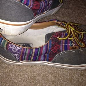 Vans plaid men's shoes size 10.5