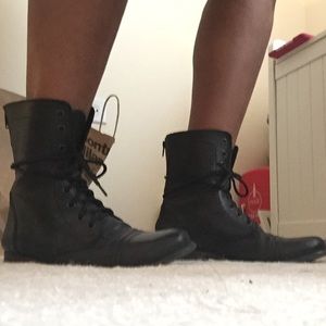 Steve Madden combat boots