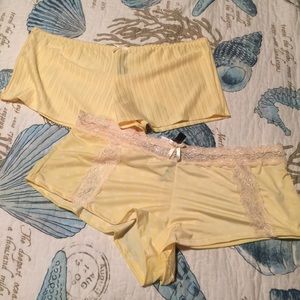 Yellow panty set