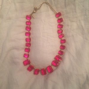 BRAND NEW Pink and Gold Gemstone Necklace
