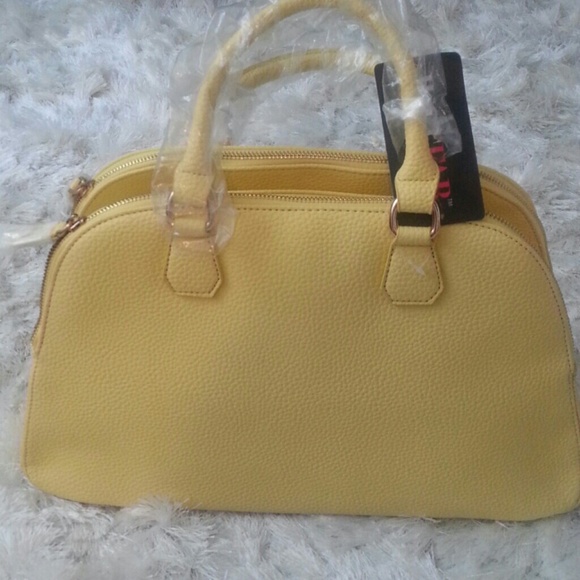 Yellow just fab bag