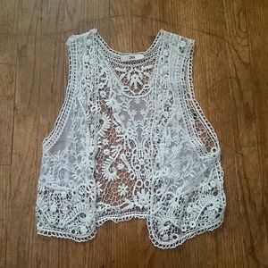 Lace shrug