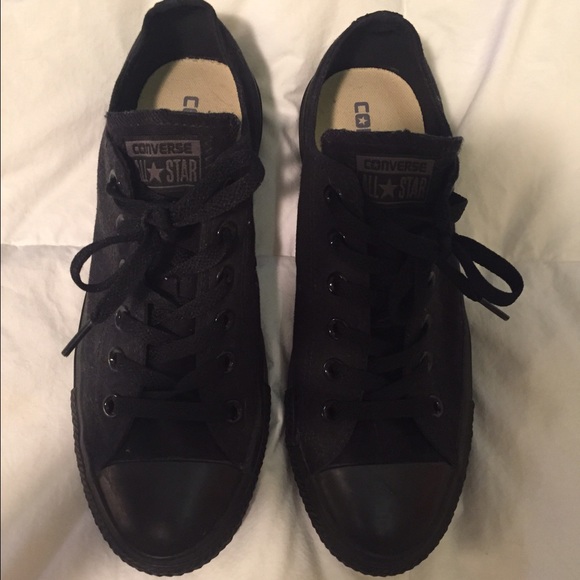 All black All Star Converse
