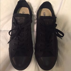 All black All Star Converse