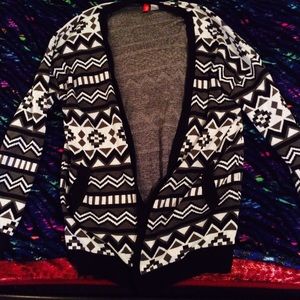 Tribal print cardigan