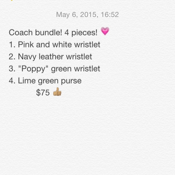 Coach bundle!